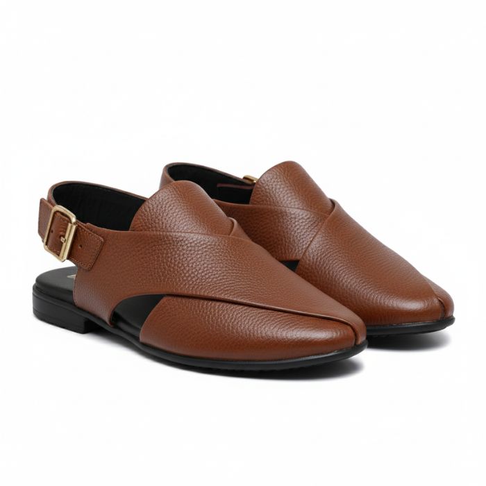 Men's Brown Folding Sandals